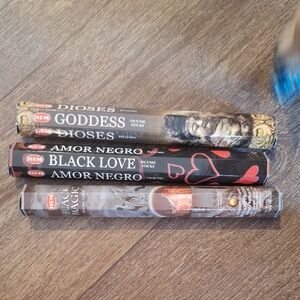 Hem Incense Sticks Set - Black, Red, Brown